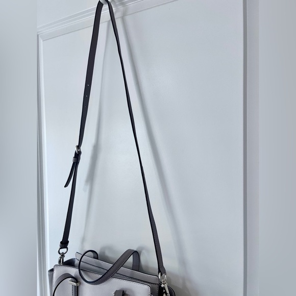 Kate Spade Two Toned Grey Satchel with Structured Design - Picture 12 of 16